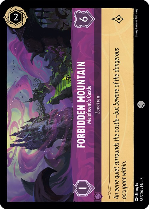 Forbidden Mountain - Maleficent's Castle (66/204) [Into the Inklands] | Arkham Games and Comics
