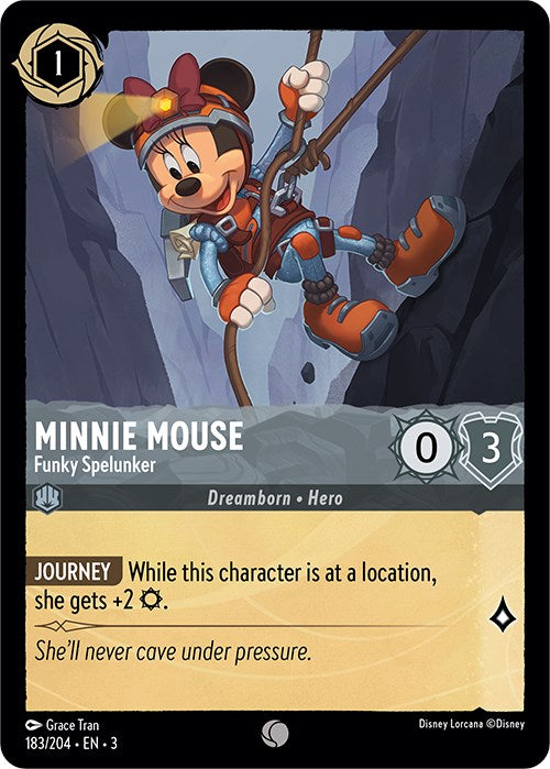 Minnie Mouse - Funky Spelunker (183/204) [Into the Inklands] | Arkham Games and Comics