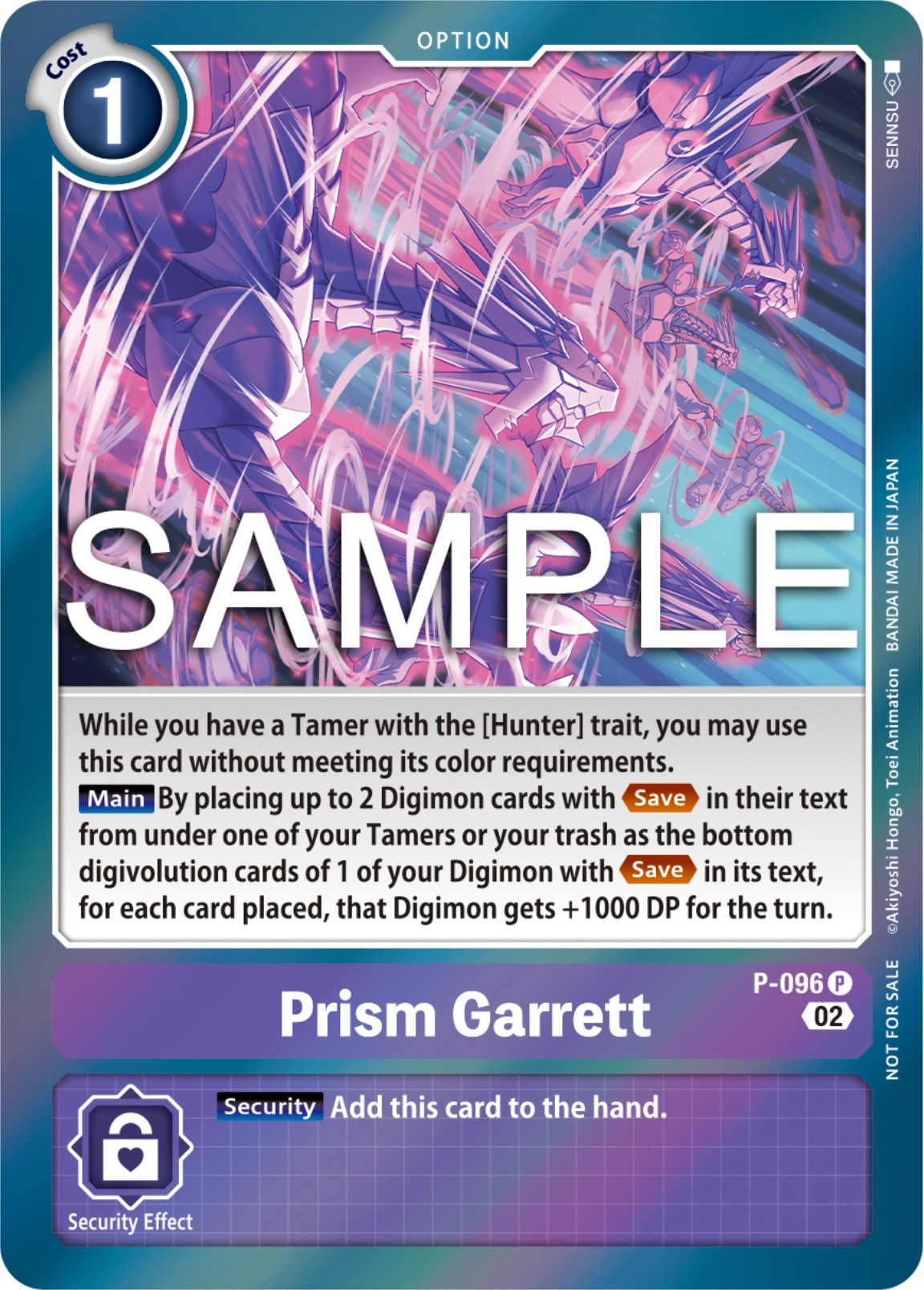 Prism Garrett [P-096] (3rd Anniversary Update Pack) [Promotional Cards] | Arkham Games and Comics