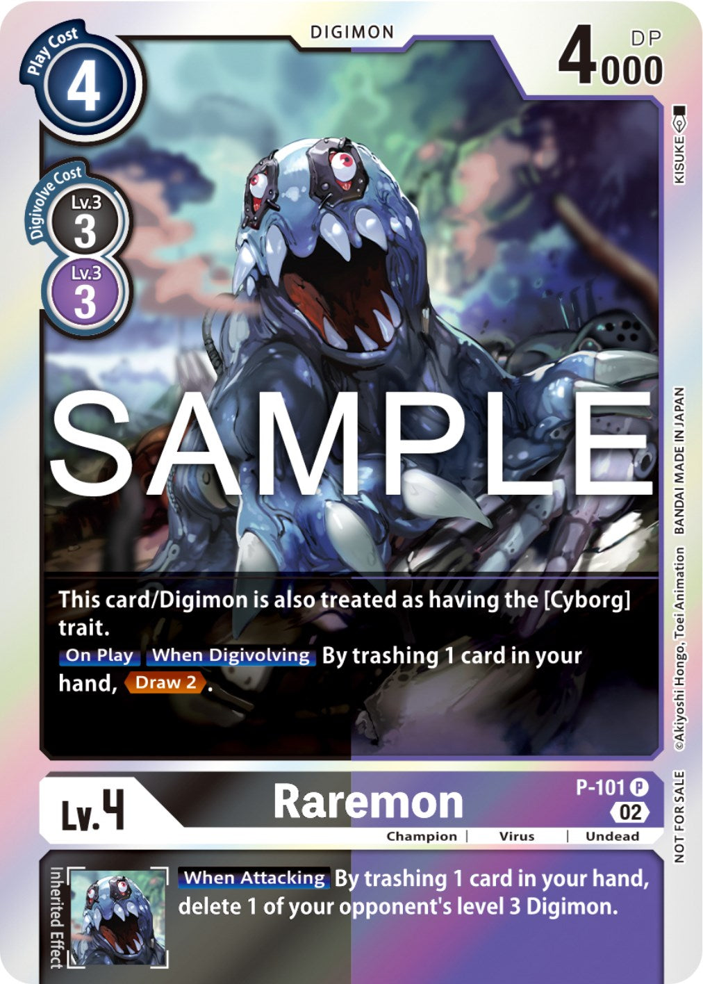 Raremon [P-101] (Limited Card Pack Ver.2) [Promotional Cards] | Arkham Games and Comics