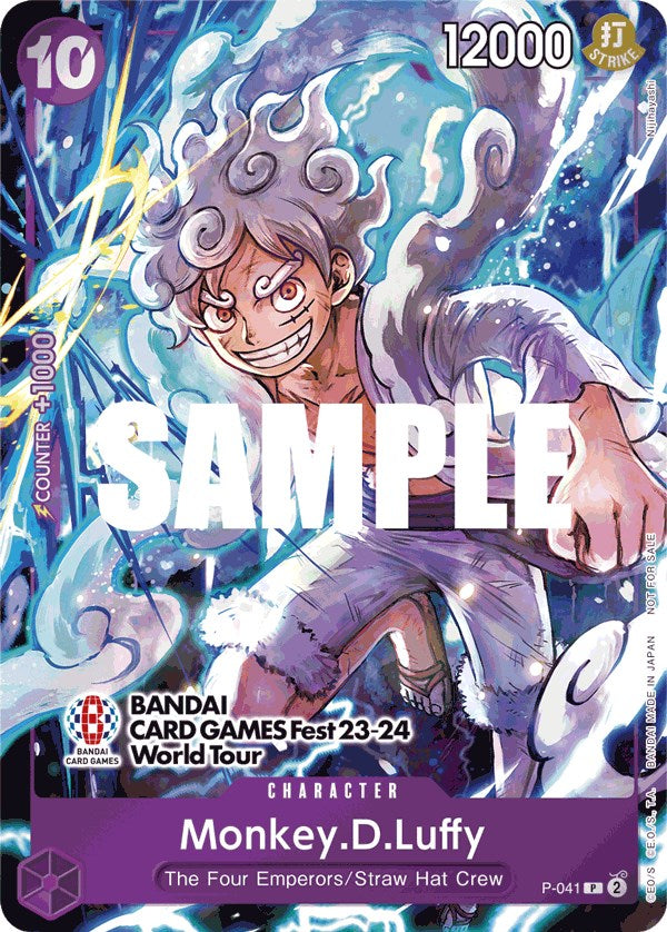 Monkey.D.Luffy (BANDAI CARD GAMES Fest 23-24 World Tour) [One Piece Promotion Cards] | Arkham Games and Comics