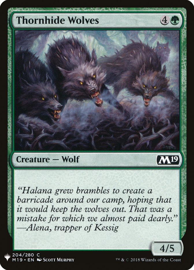 Thornhide Wolves [Mystery Booster] | Arkham Games and Comics