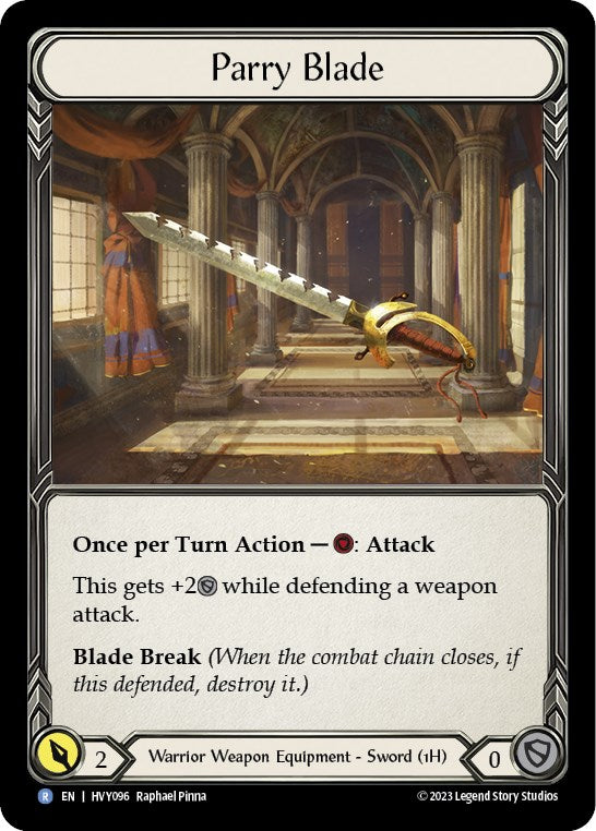 Parry Blade [HVY096] (Heavy Hitters)  Cold Foil | Arkham Games and Comics