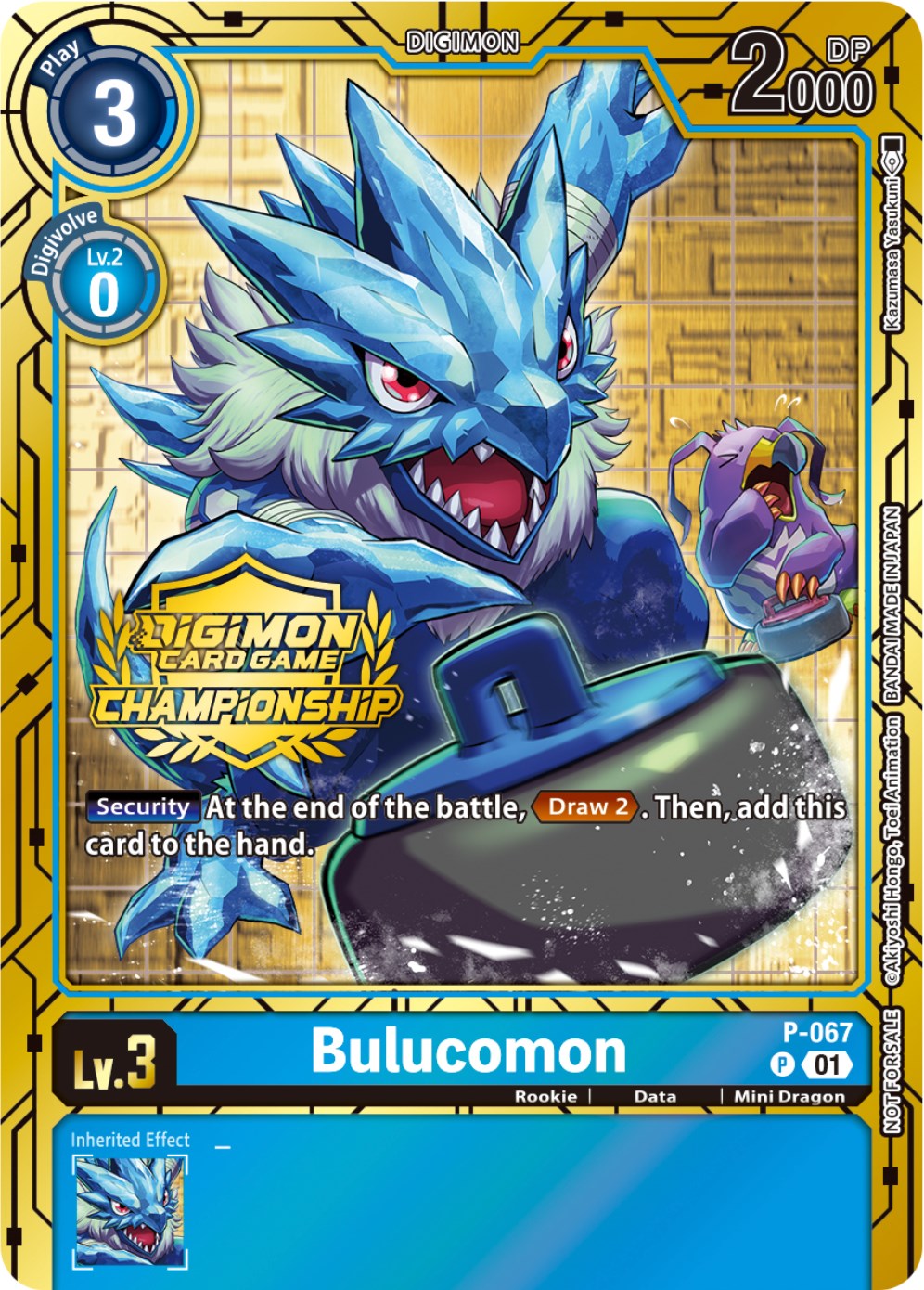 Bulucomon [P-067] (Championship 2023 Gold Card Set) [Promotional Cards] | Arkham Games and Comics