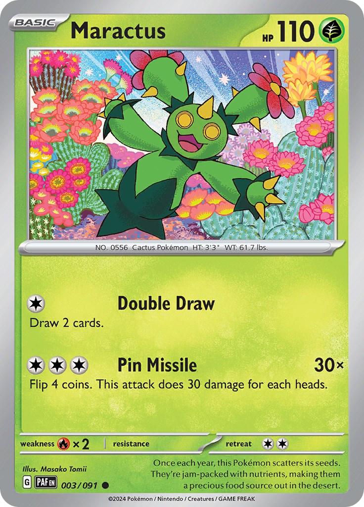 Maractus (003/091) [Scarlet & Violet: Paldean Fates] | Arkham Games and Comics