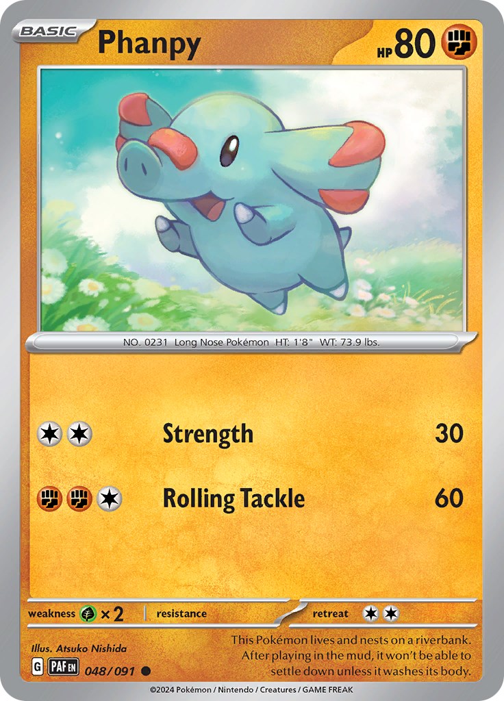 Phanpy (048/091) [Scarlet & Violet: Paldean Fates] | Arkham Games and Comics