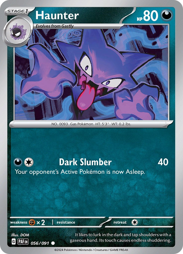 Haunter (056/091) [Scarlet & Violet: Paldean Fates] | Arkham Games and Comics