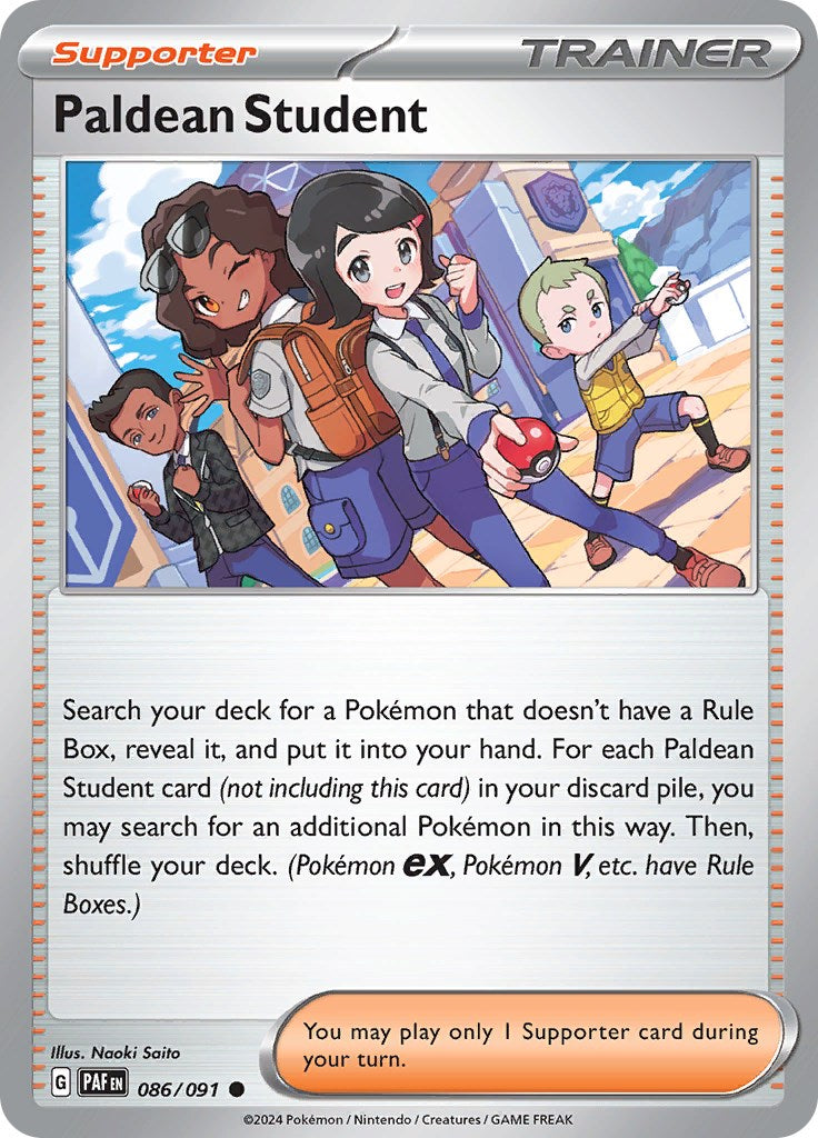 Paldean Student (086/091) [Scarlet & Violet: Paldean Fates] | Arkham Games and Comics