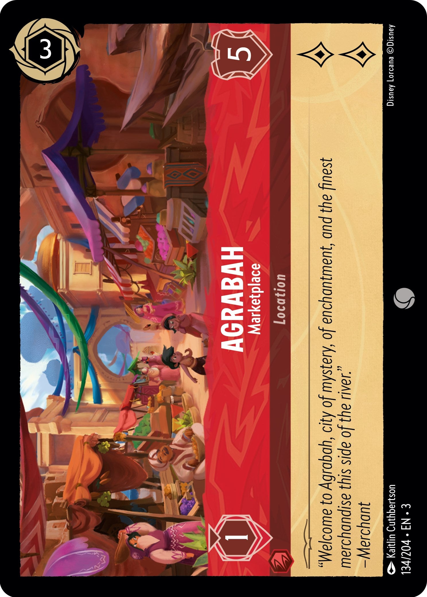 Agrabah - Marketplace (134/204) [Into the Inklands] | Arkham Games and Comics