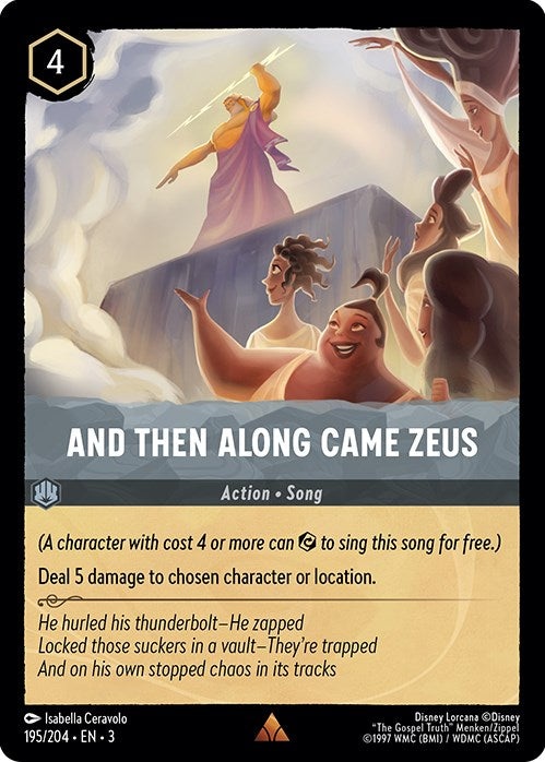 And Then Along Came Zeus (195/204) [Into the Inklands] | Arkham Games and Comics