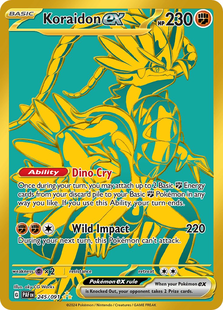 Koraidon ex (245/091) [Scarlet & Violet: Paldean Fates] | Arkham Games and Comics