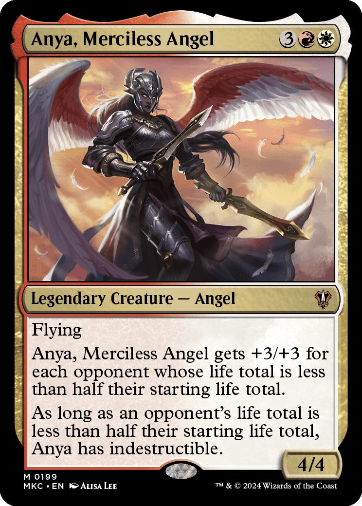 Anya, Merciless Angel [Murders at Karlov Manor Commander] | Arkham Games and Comics