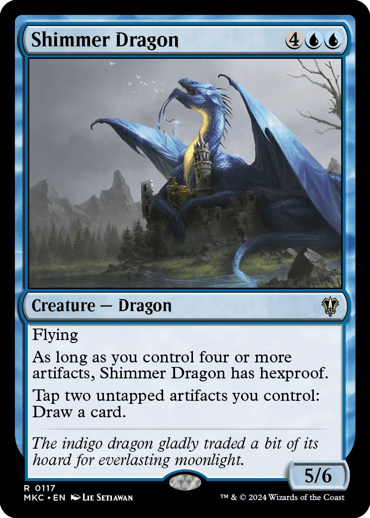 Shimmer Dragon [Murders at Karlov Manor Commander] | Arkham Games and Comics