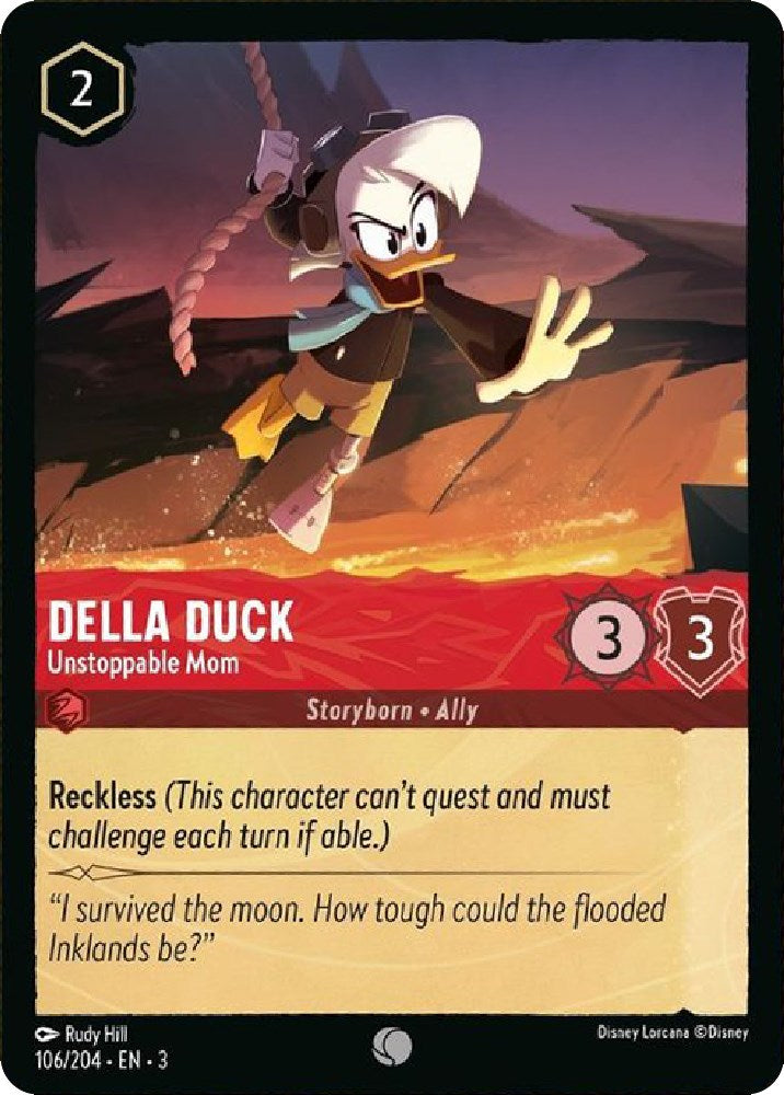 Della Duck - Unstoppable Mom (106/204) [Into the Inklands] | Arkham Games and Comics