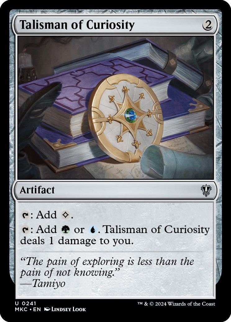 Talisman of Curiosity [Murders at Karlov Manor Commander] | Arkham Games and Comics