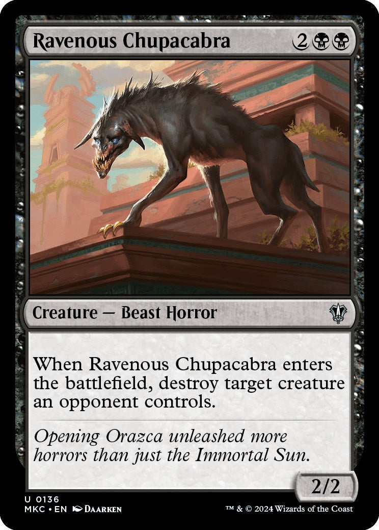 Ravenous Chupacabra [Murders at Karlov Manor Commander] | Arkham Games and Comics