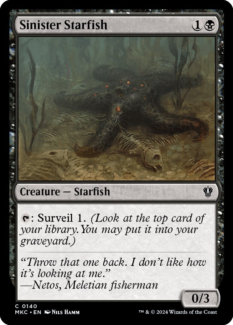 Sinister Starfish [Murders at Karlov Manor Commander] | Arkham Games and Comics