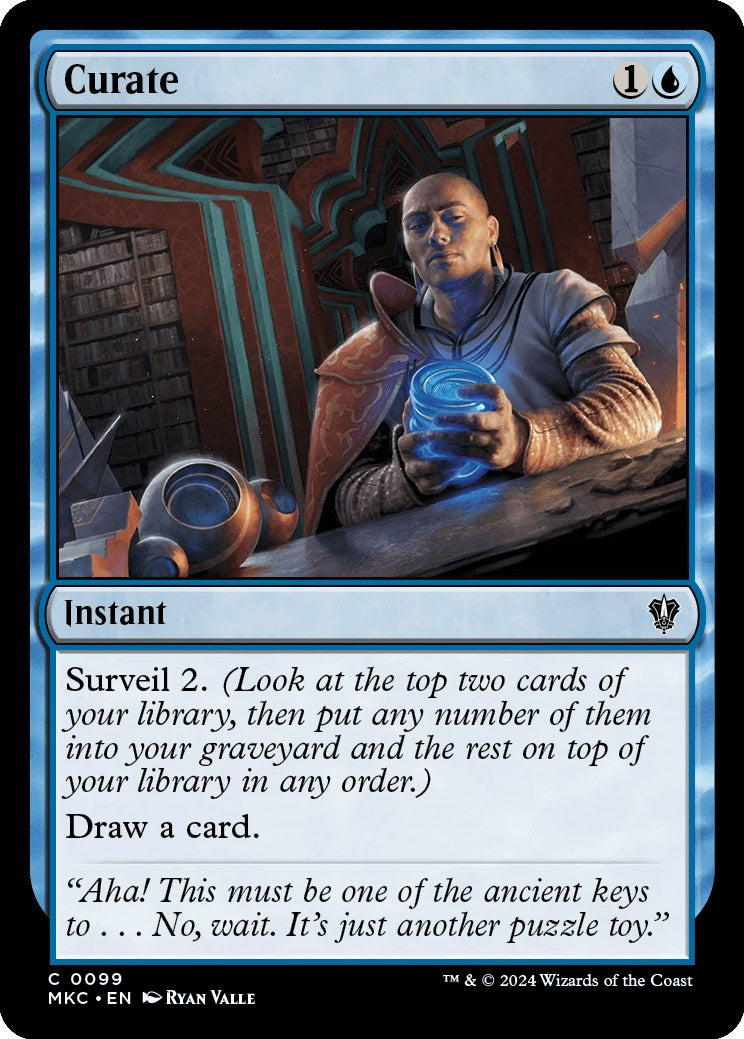 Curate [Murders at Karlov Manor Commander] | Arkham Games and Comics