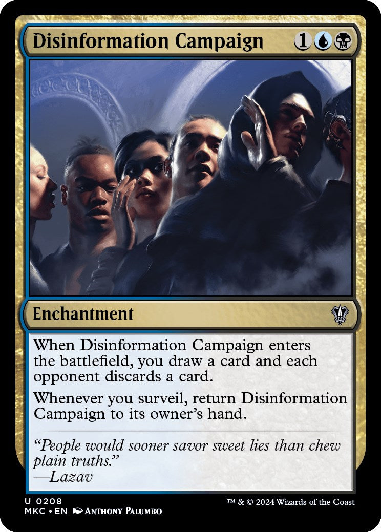 Disinformation Campaign [Murders at Karlov Manor Commander] | Arkham Games and Comics