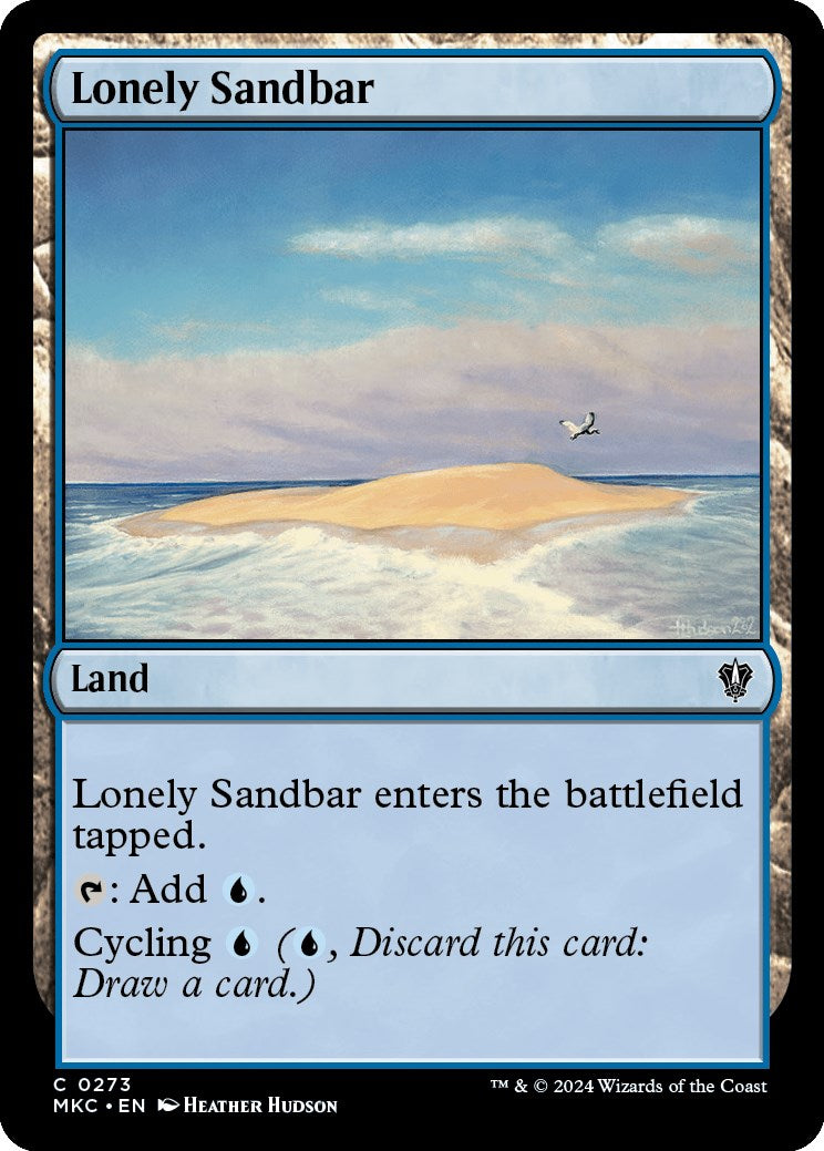 Lonely Sandbar [Murders at Karlov Manor Commander] | Arkham Games and Comics