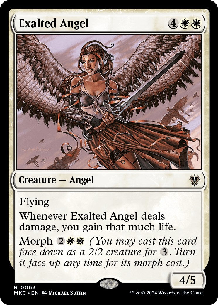 Exalted Angel [Murders at Karlov Manor Commander] | Arkham Games and Comics