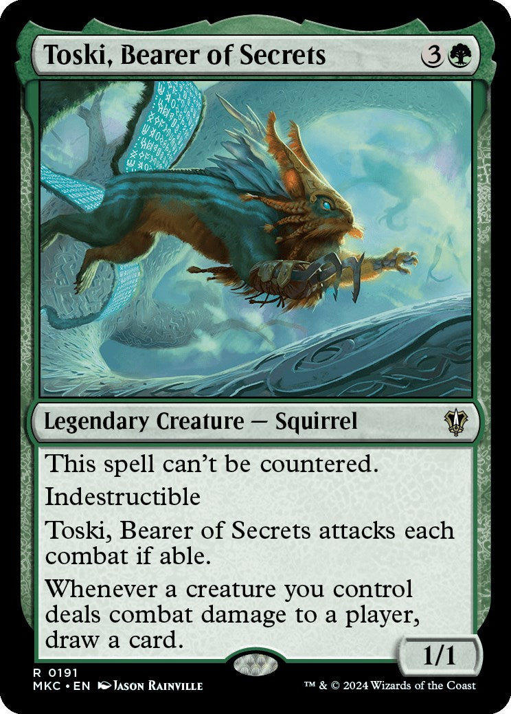 Toski, Bearer of Secrets [Murders at Karlov Manor Commander] | Arkham Games and Comics