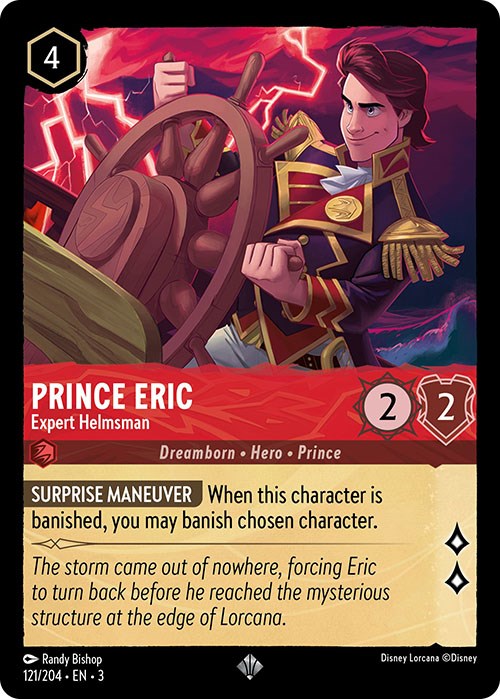 Prince Eric - Expert Helmsman (121/204) [Into the Inklands] | Arkham Games and Comics