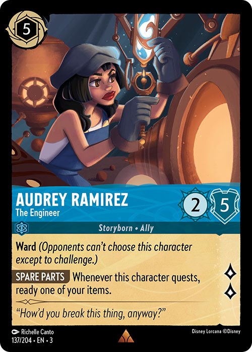 Audrey Ramirez - The Engineer (137/204) [Into the Inklands] | Arkham Games and Comics