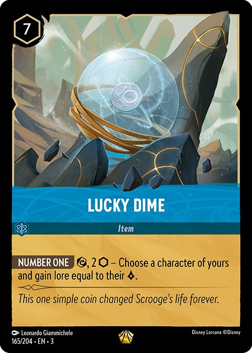 Lucky Dime (165/204) [Into the Inklands] | Arkham Games and Comics