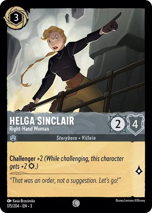 Helga Sinclair - Right-Hand Woman (175/204) [Into the Inklands] | Arkham Games and Comics