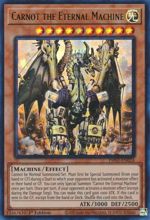 Carnot the Eternal Machine [PHNI-EN024] Ultra Rare | Arkham Games and Comics