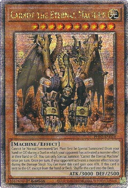 Carnot the Eternal Machine [PHNI-EN024] Quarter Century Secret Rare | Arkham Games and Comics