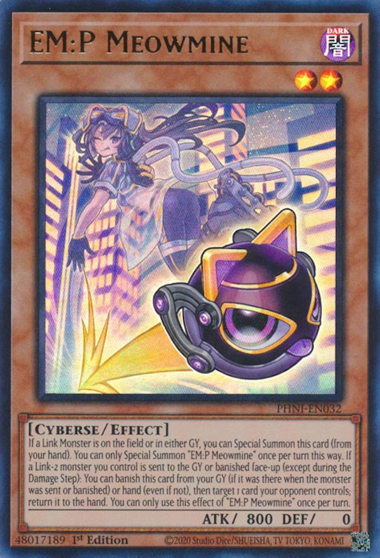 EM:P Meowmine [PHNI-EN032] Ultra Rare | Arkham Games and Comics