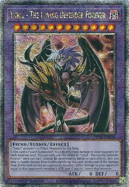 Yubel - The Loving Defender Forever [PHNI-EN038] Quarter Century Secret Rare | Arkham Games and Comics