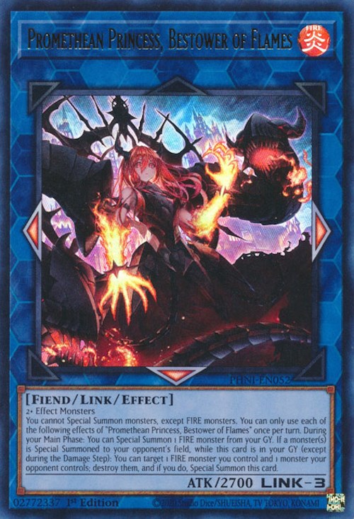 Promethean Princess, Bestower of Flames [PHNI-EN052] Ultra Rare | Arkham Games and Comics