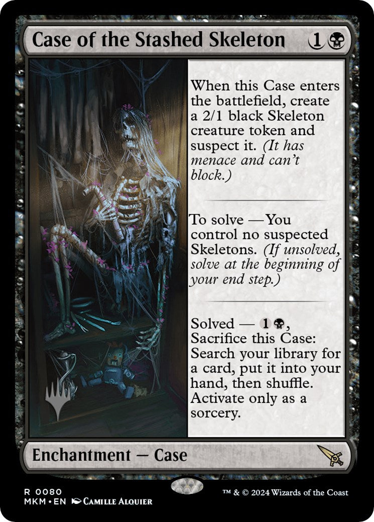 Case of the Stashed Skeleton (Promo Pack) [Murders at Karlov Manor Promos] | Arkham Games and Comics