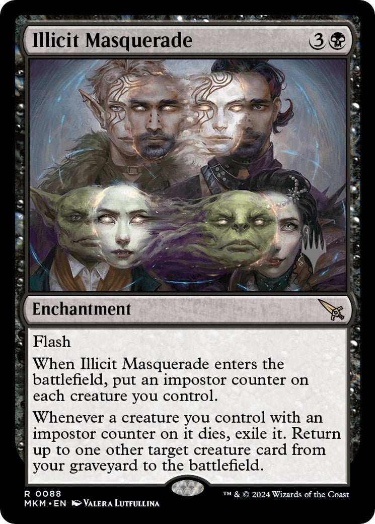 Illicit Masquerade (Promo Pack) [Murders at Karlov Manor Promos] | Arkham Games and Comics
