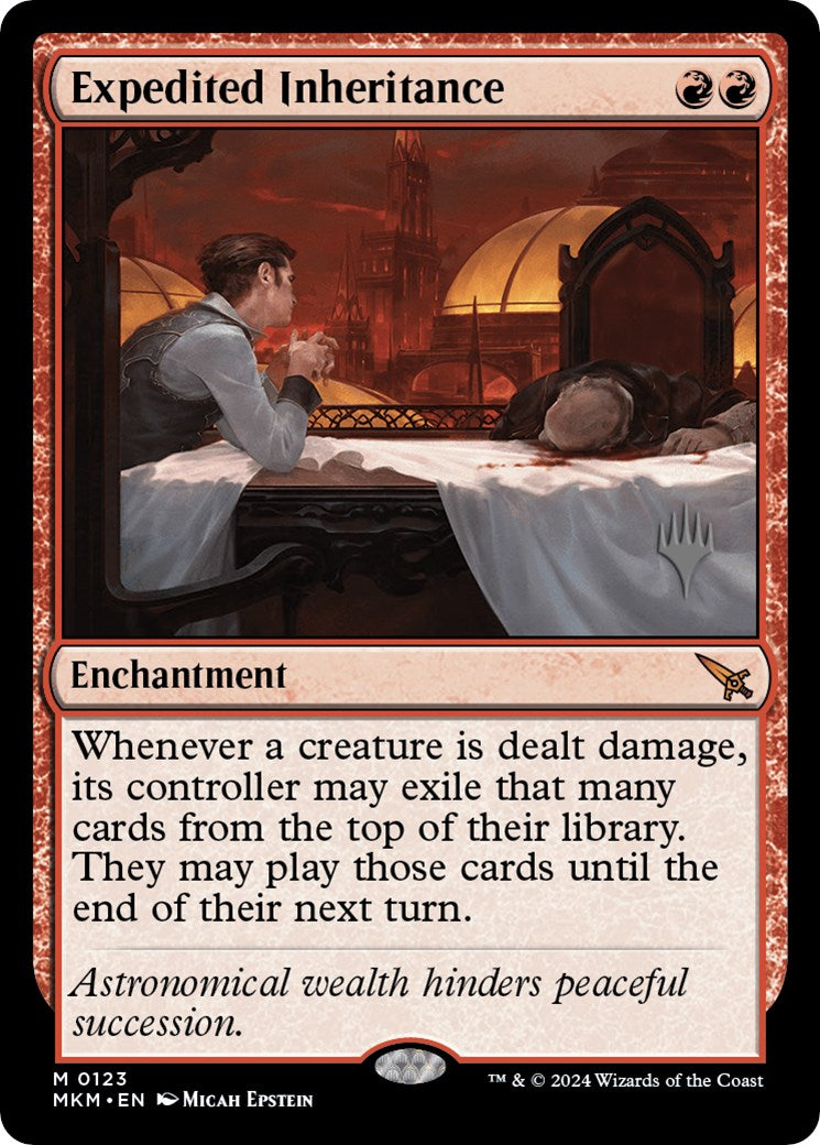 Expedited Inheritance (Promo Pack) [Murders at Karlov Manor Promos] | Arkham Games and Comics