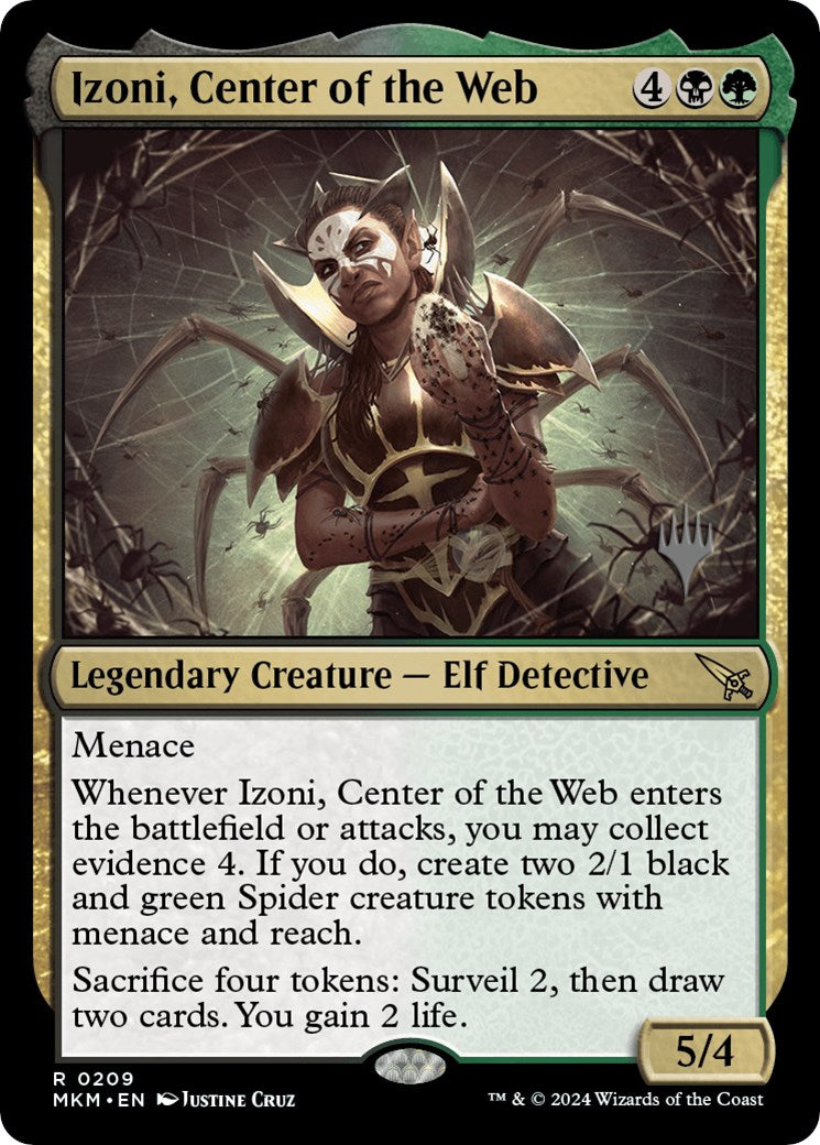 Izoni, Center of the Web (Promo Pack) [Murders at Karlov Manor Promos] | Arkham Games and Comics