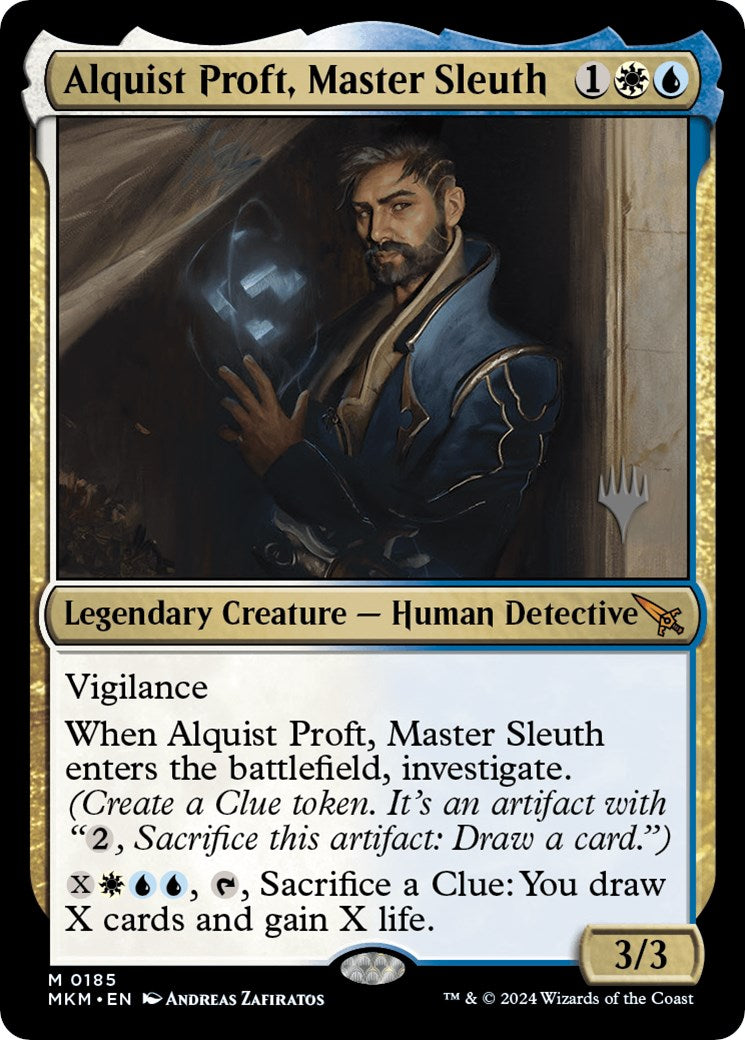 Alquist Proft, Master Sleuth (Promo Pack) [Murders at Karlov Manor Promos] | Arkham Games and Comics