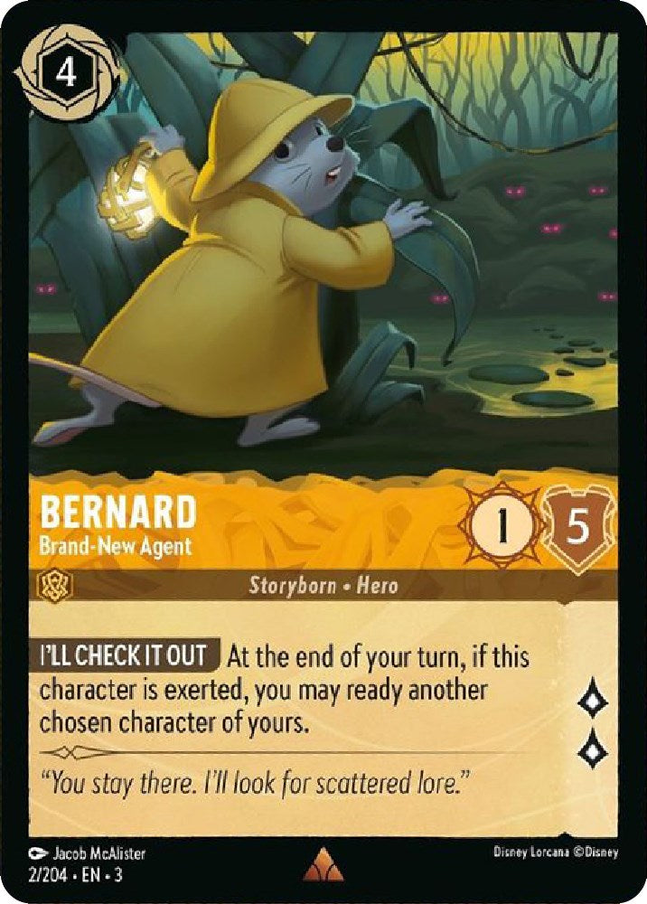 Bernard - Brand-New Agent (2/204) [Into the Inklands] | Arkham Games and Comics