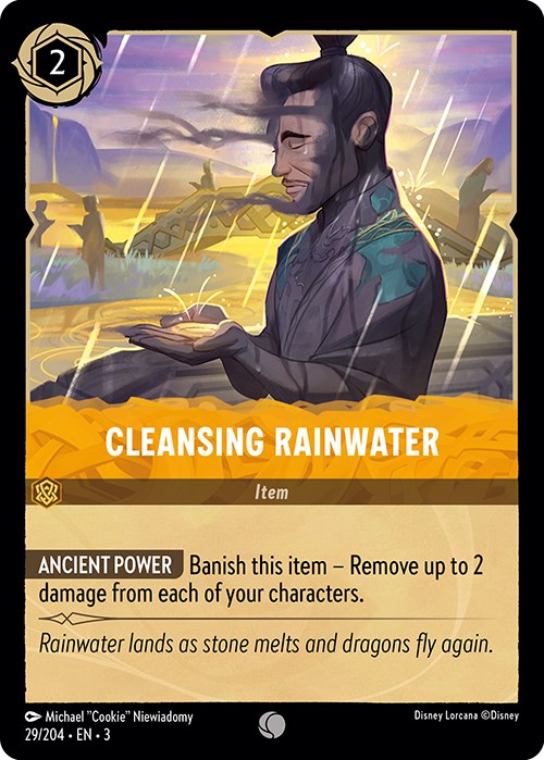 Cleansing Rainwater (29/204) [Into the Inklands] | Arkham Games and Comics