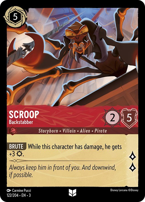 Scroop - Backstabber (122/204) [Into the Inklands] | Arkham Games and Comics