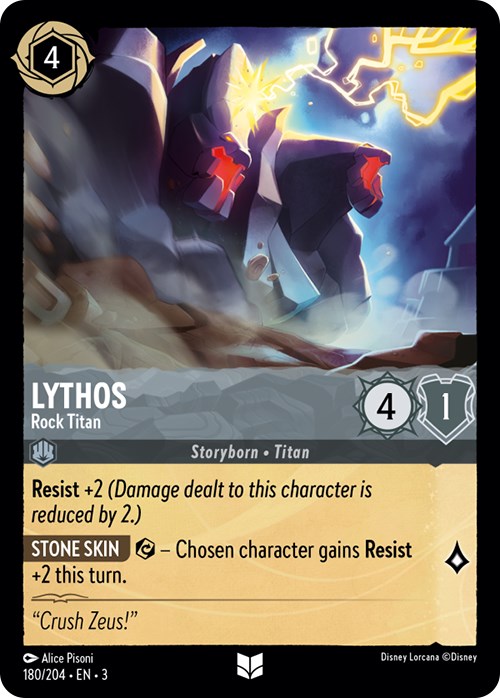 Lythos - Rock Titan (180/204) [Into the Inklands] | Arkham Games and Comics