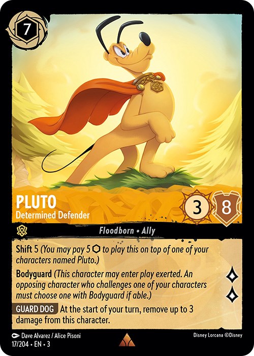 Pluto - Determined Defender (17/204) [Into the Inklands] | Arkham Games and Comics