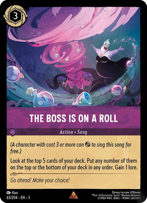 The Boss is on a Roll (63/204) [Into the Inklands] | Arkham Games and Comics