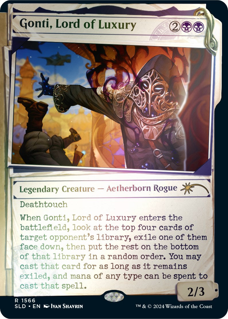Gonti, Lord of Luxury (Rainbow Foil) [Secret Lair Drop Series] | Arkham Games and Comics