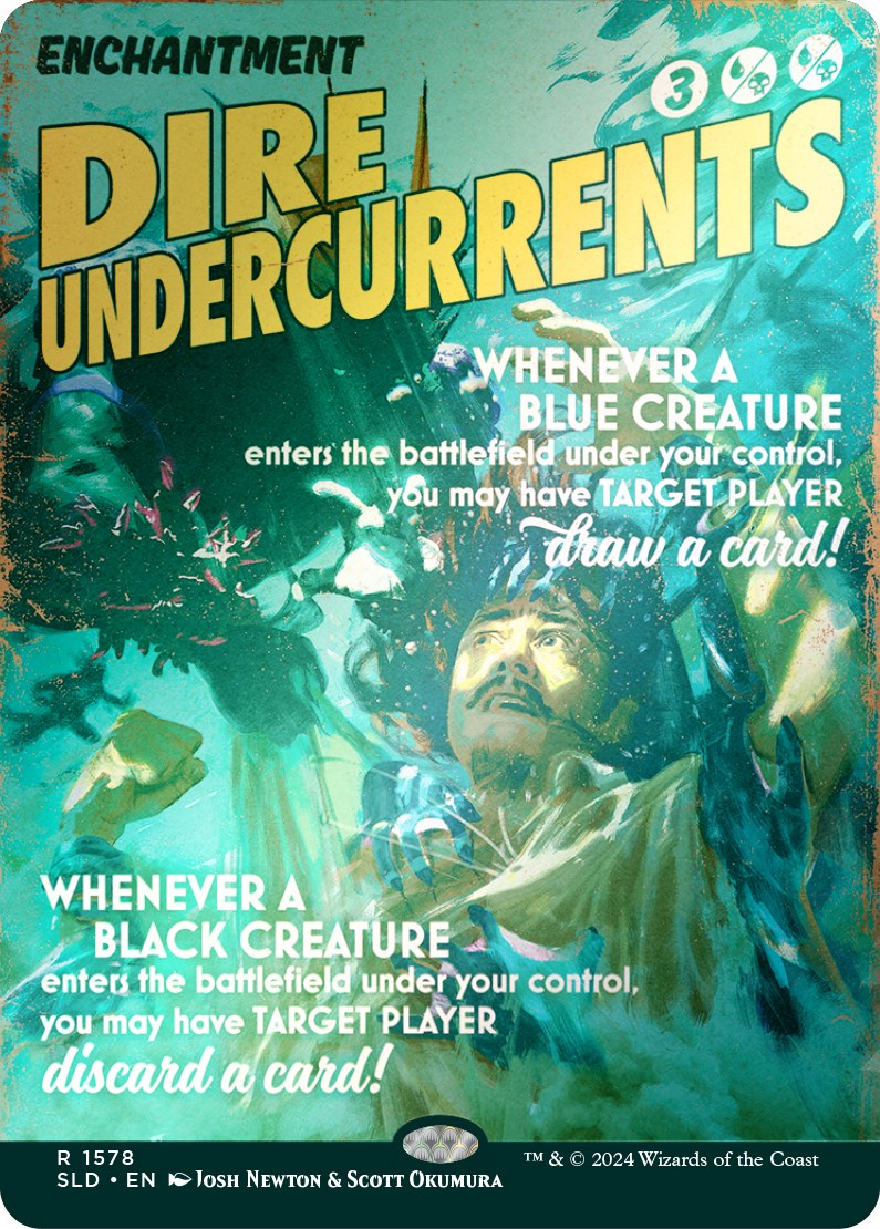 Dire Undercurrents (Rainbow Foil) [Secret Lair Drop Series] | Arkham Games and Comics