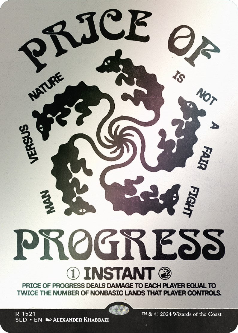 Price of Progress (Rainbow Foil) [Secret Lair Drop Series] | Arkham Games and Comics