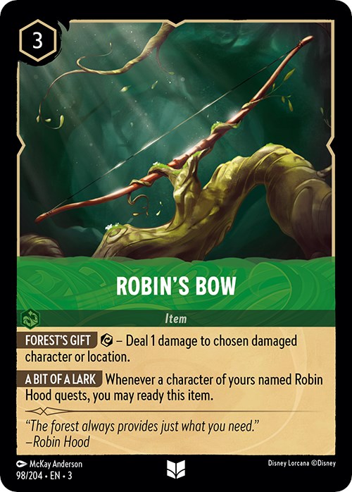 Robin's Bow (98/204) [Into the Inklands] | Arkham Games and Comics